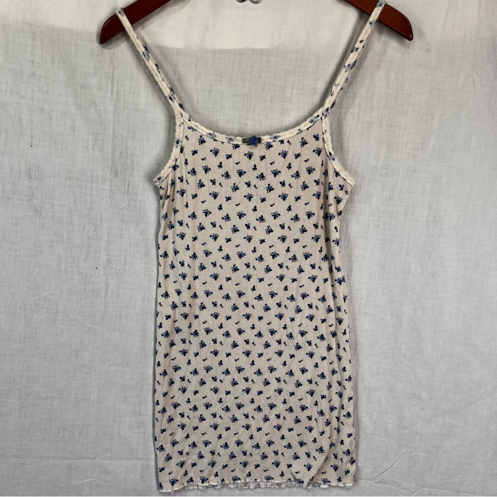 Urban Outfitters Out from Under Slip Mini Dress Lingerie S Stretch Floral Teddy